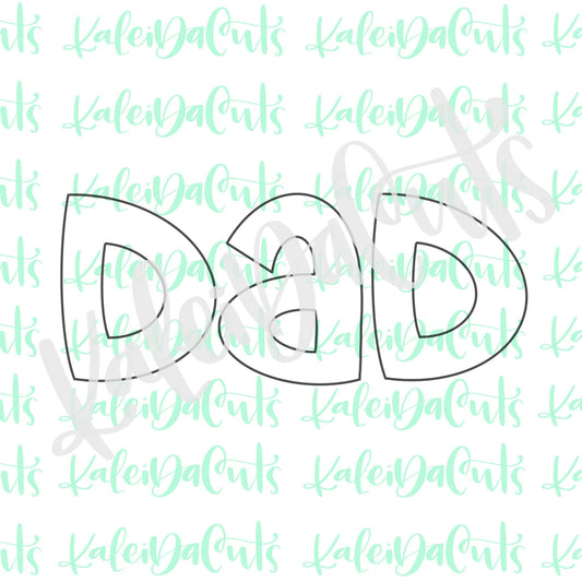 Dad Cookie Cutter Set of 2