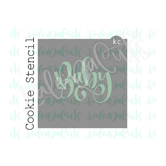 Baby 2 Stencil - 4 inch design