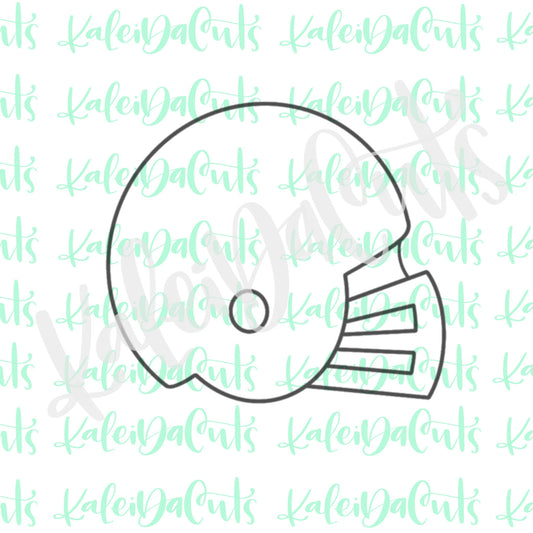Chubby Football Helmet Cookie Cutter