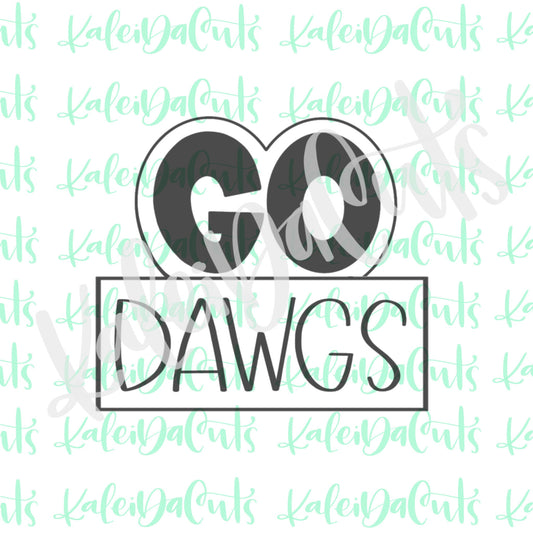 GO Plaque Cookie Cutter