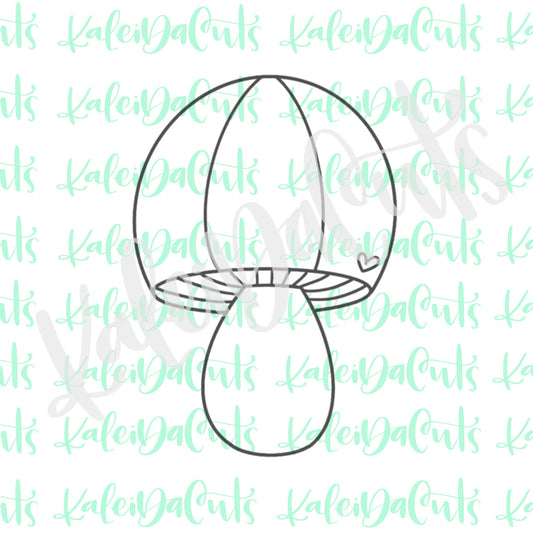 Mushroom 2 Cookie Cutter