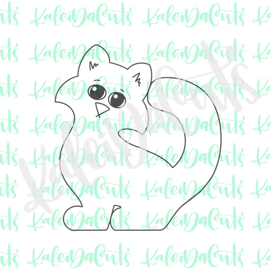 Sitting Cat Cookie Cutter