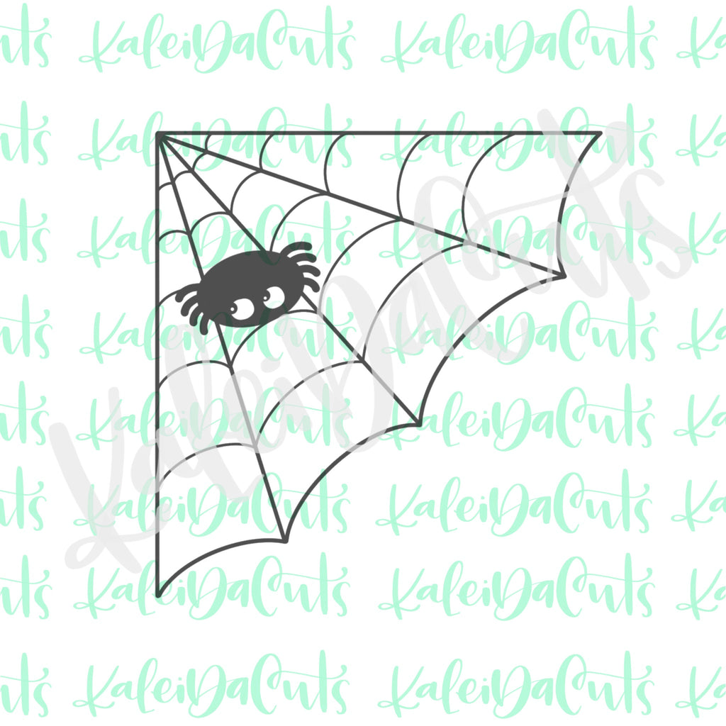 Corner Spiderweb Cookie Cutter