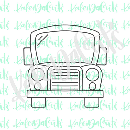 School Bus Front Cookie Cutter