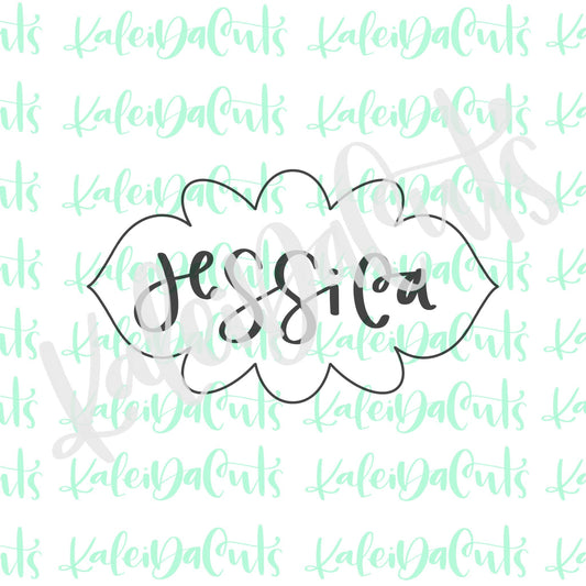Jessica Plaque Cookie Cutter
