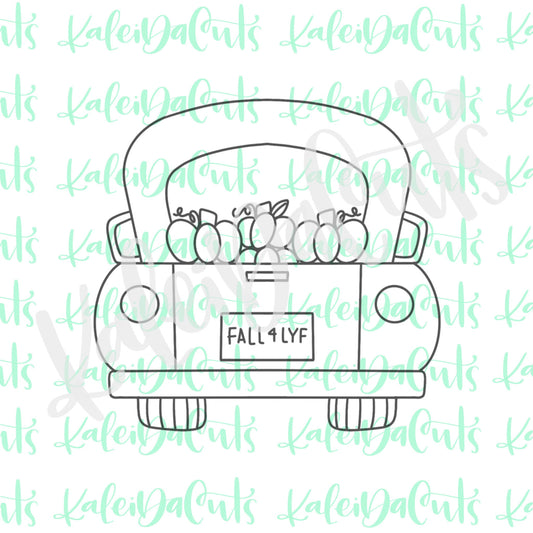 Back of Truck 2 Cookie Cutter
