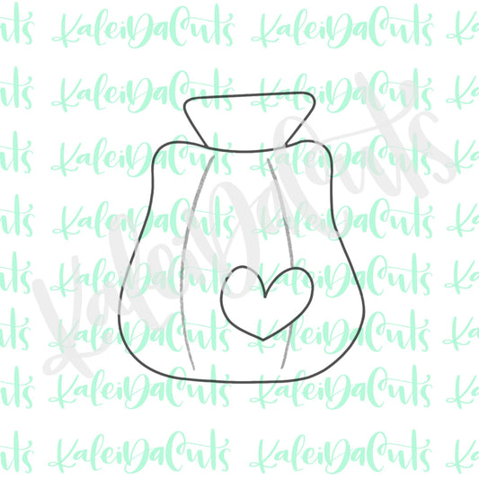 Pumpkin Heart Cut out Cookie Cutter