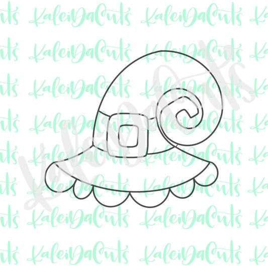Scallop Witch Hat Cookie Cutter