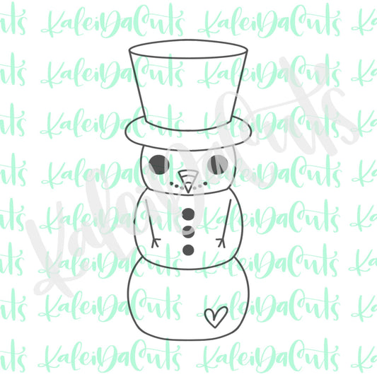 Skinny Snowman Cookie Cutter