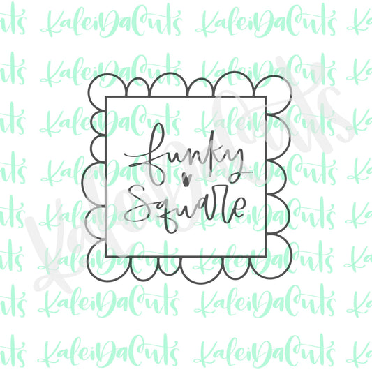 Funky Scalloped Square Cookie Cutter