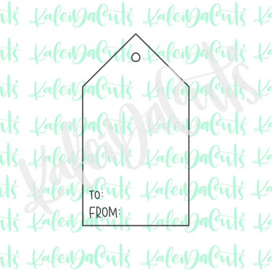 Gift Tag Arrow Cookie Cutter