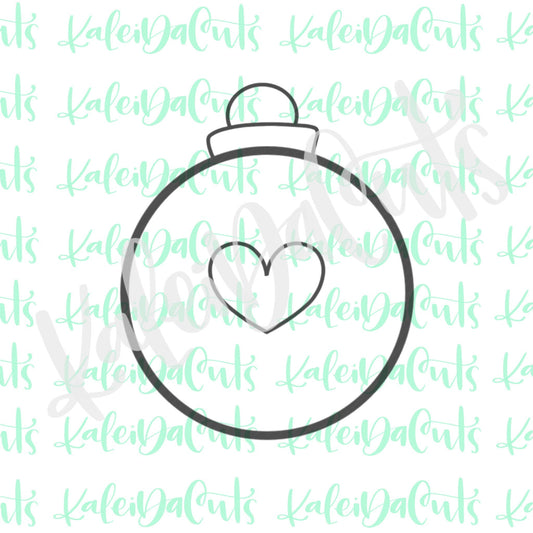 Ornament Heart Cutout Cookie Cutter