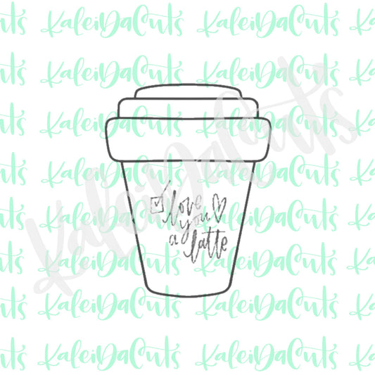 Latte To-Go Cookie Cutter