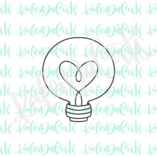 Cute Light Bulb Cookie Cutter