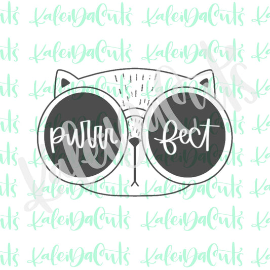 Cool Cat Glasses Cookie Cutter