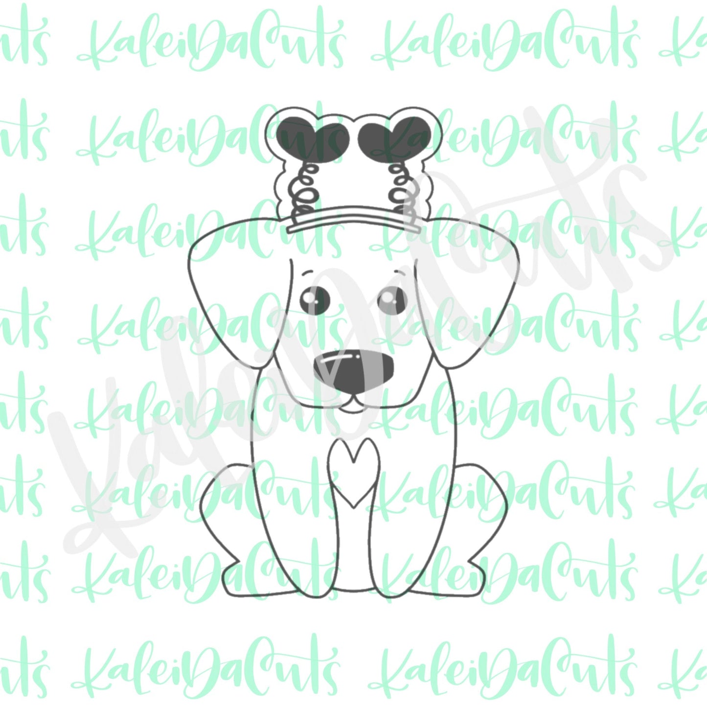 Lab in Love Cookie Cutter