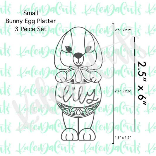 Small Bunny Egg Platter