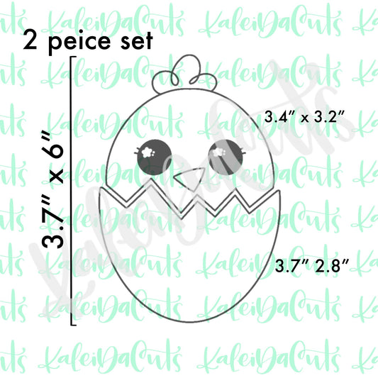 Hatched Chick Set Cookie Cutter