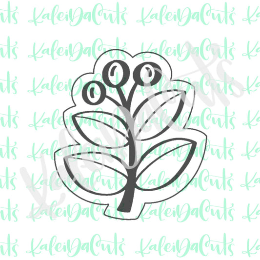 Berry Sprig Cookie Cutter