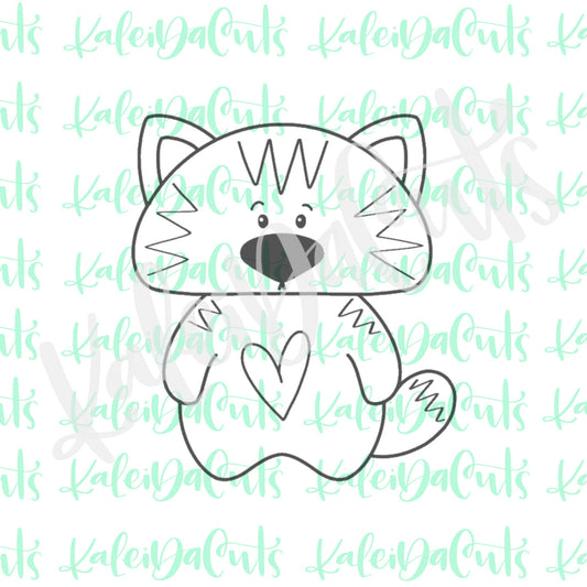 Valentine Kitty Cookie Cutter