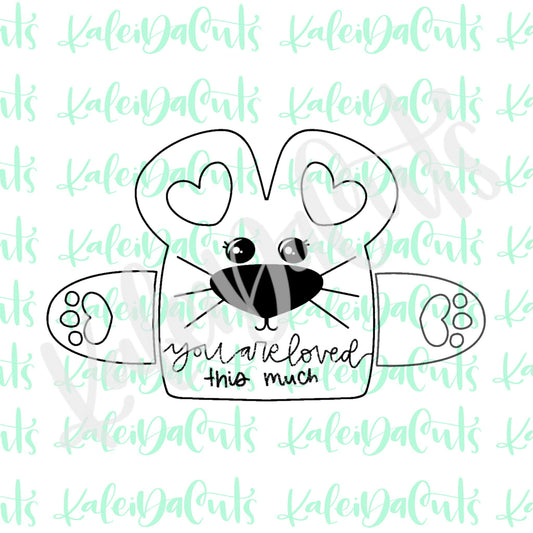 Love You This Much Bunny - Set of 2 Cookie Cutters