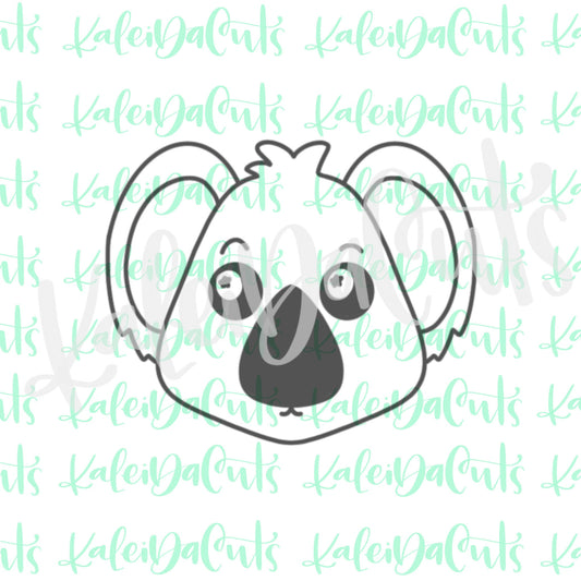 Koala Bear Face Cookie Cutter