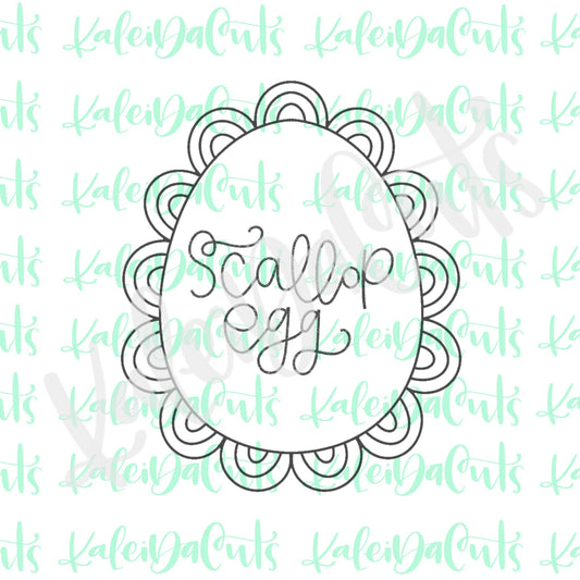 Scallop Egg Cookie Cutter