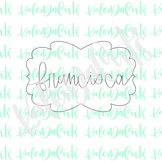 Francisca Plaque Cookie Cutter