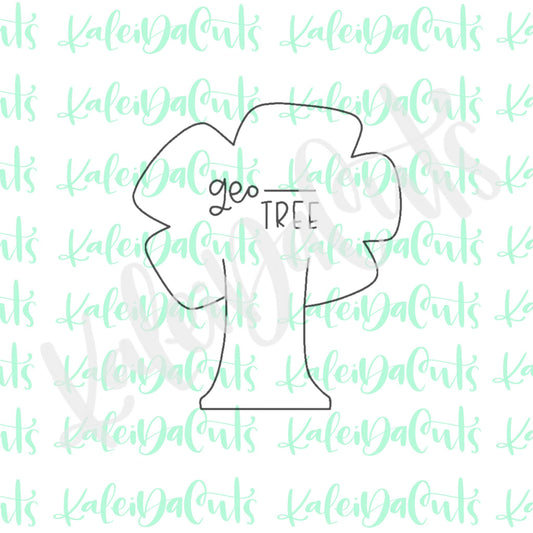 Geo Tree Cookie Cutter