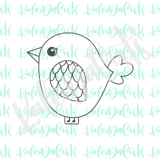 Whimsy Bird 1 Cookie Cutter