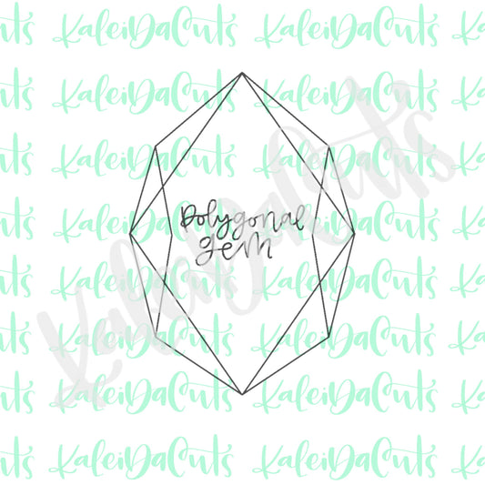 Polygonal Gem Cookie Cutter