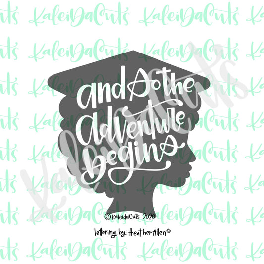 Grad Gal 2 Silhouette Cookie Cutter