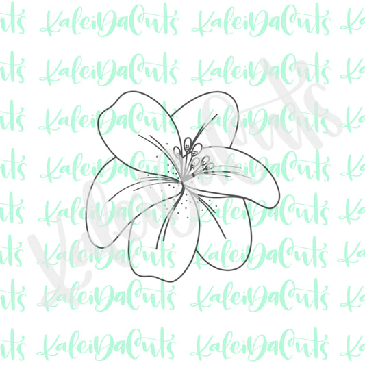 Lily 2 Cookie Cutter