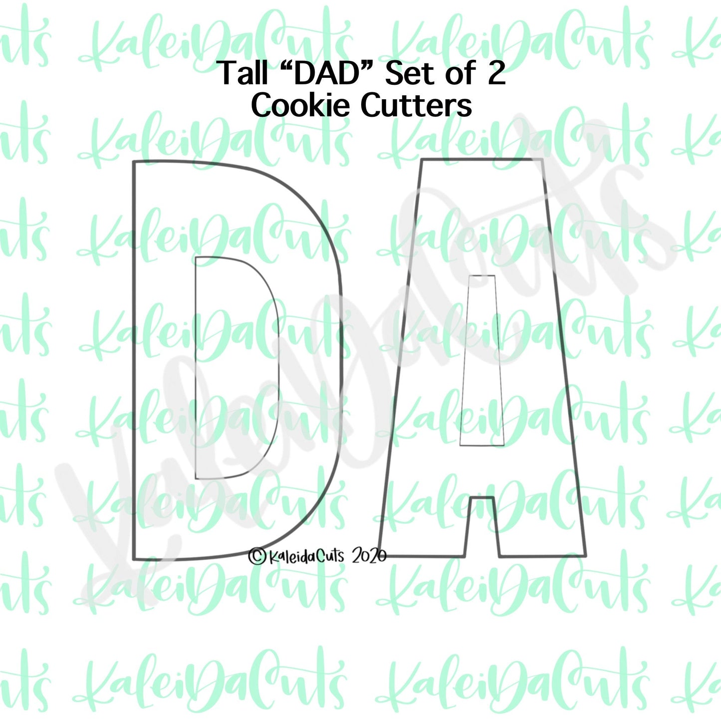 Tall Dad Set of 2 Cookie Cutters