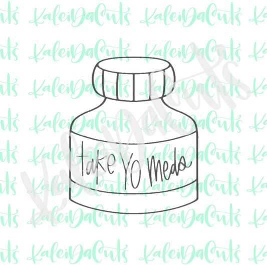 Pill Bottle 2 Cookie Cutter