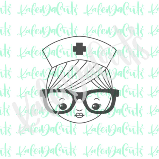 Nerdy Nurse Cookie Cutter