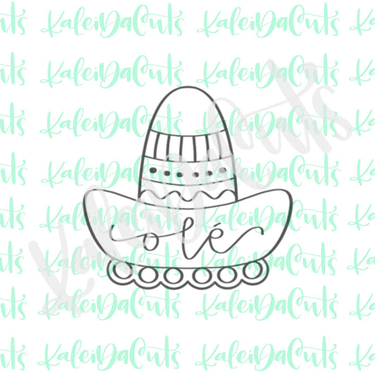 Sombrero Tassels Cookie Cutter