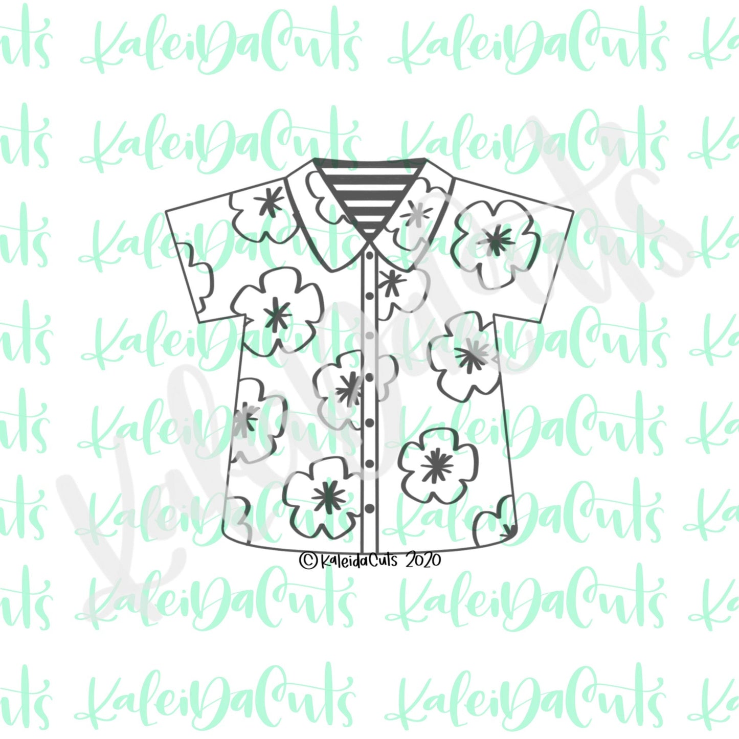 Tropical Shirt Cookie Cutter