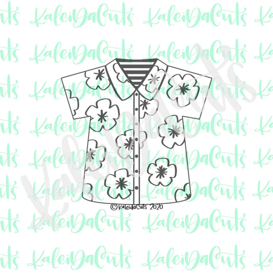 Tropical Shirt Cookie Cutter