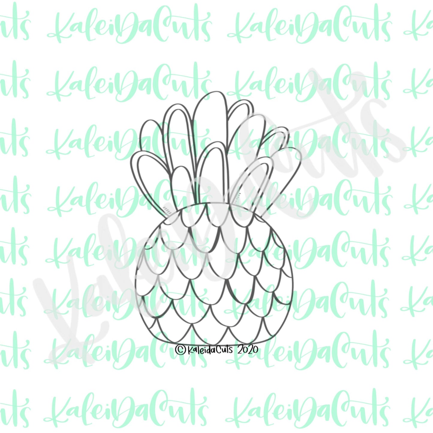 Pineapple 2020 Cookie Cutter