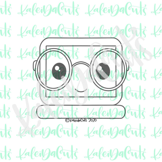 Nerdy Laptop Cookie Cutter