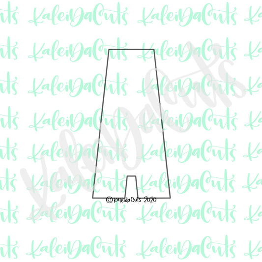 Tall Letter A Cookie Cutter