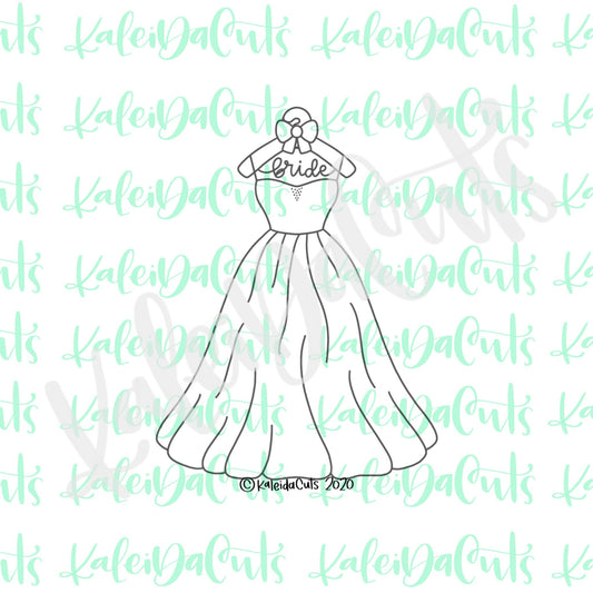 Dress on Hanger 2 Cookie Cutter