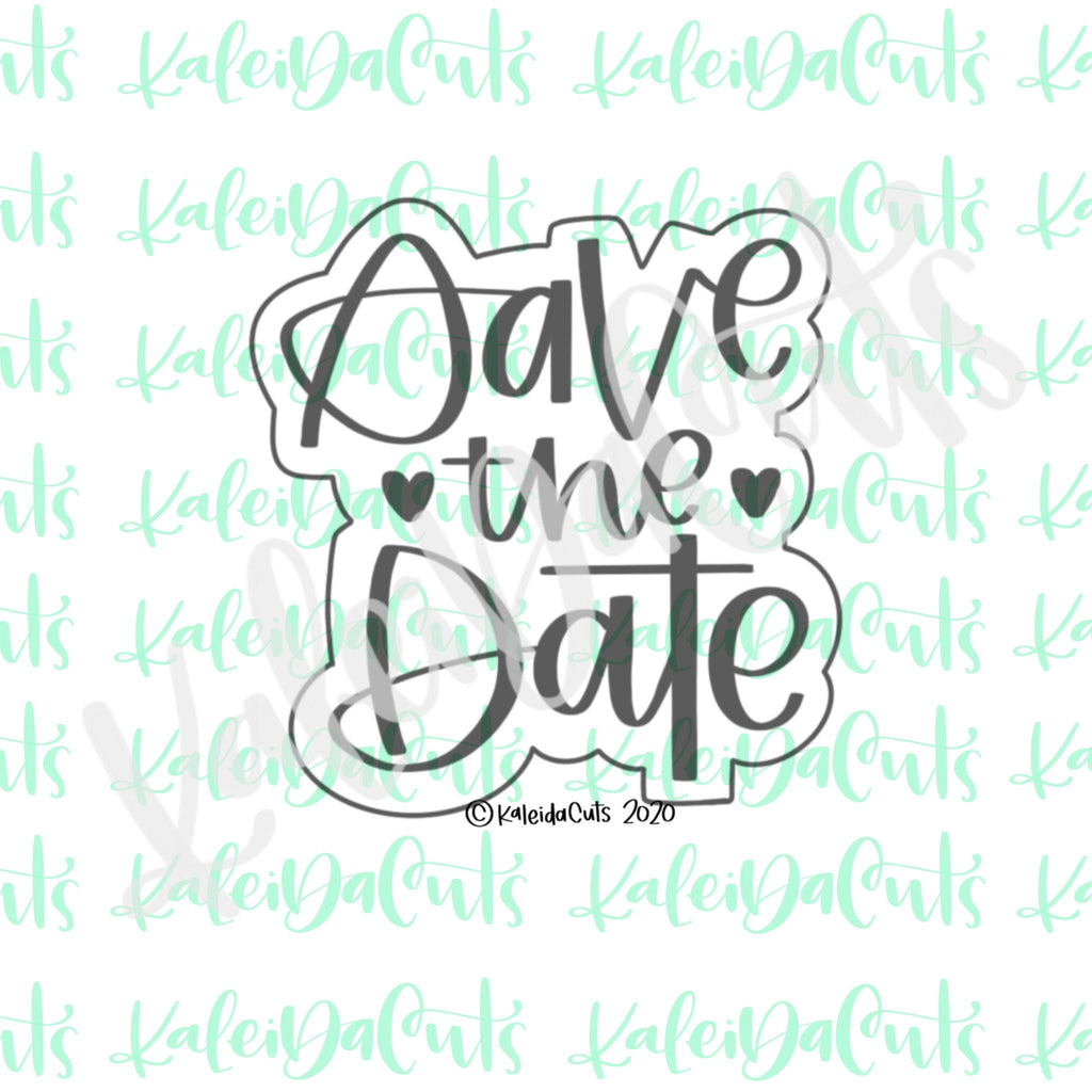 Save the Date Cookie Cutter