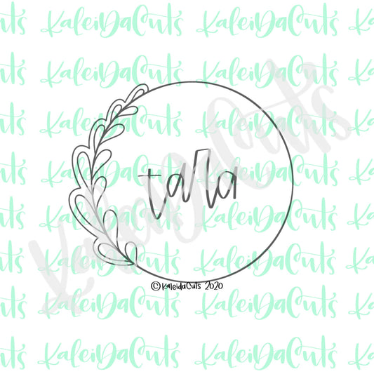 Tara Plaque Cookie Cutter