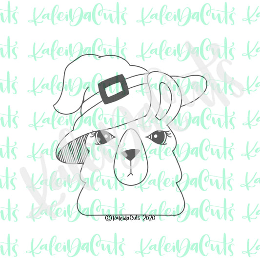 Witchy Llama Cookie Cutter