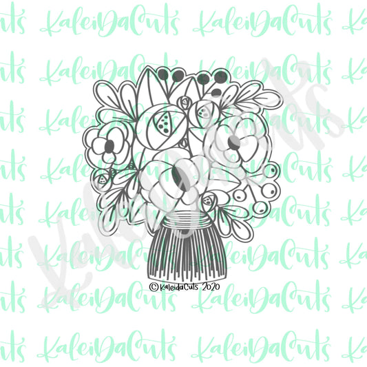 Wedding Bouquet Cookie Cutter