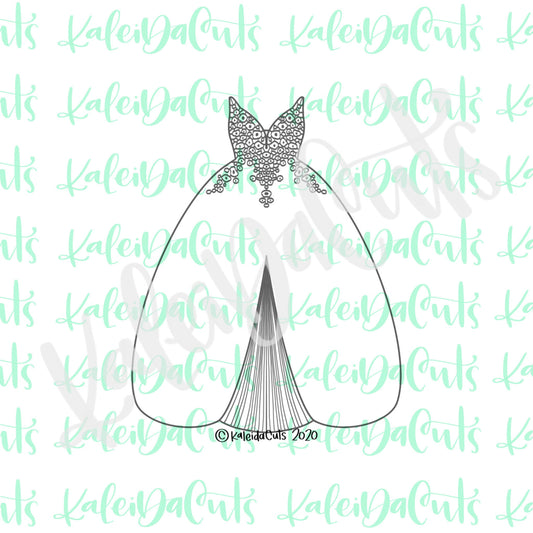 Wedding Gown 5 Cookie Cutter