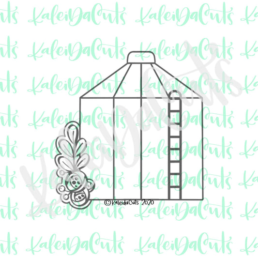 Floral Silo Cookie Cutter