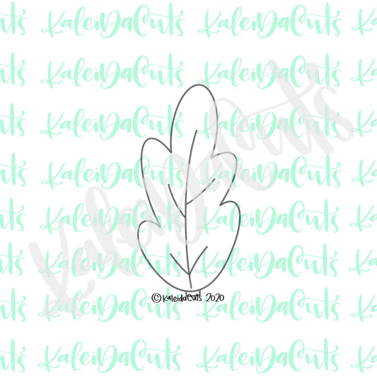 Tall Fall Leaf Cookie Cutter (cookie stick)
